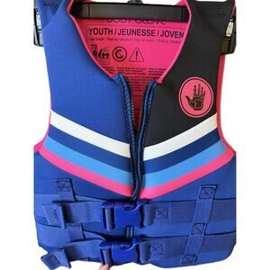 Body Glove Kid Youth Swim Jacket Life Preserver PFD Rated 55-88 lb A+ Condition